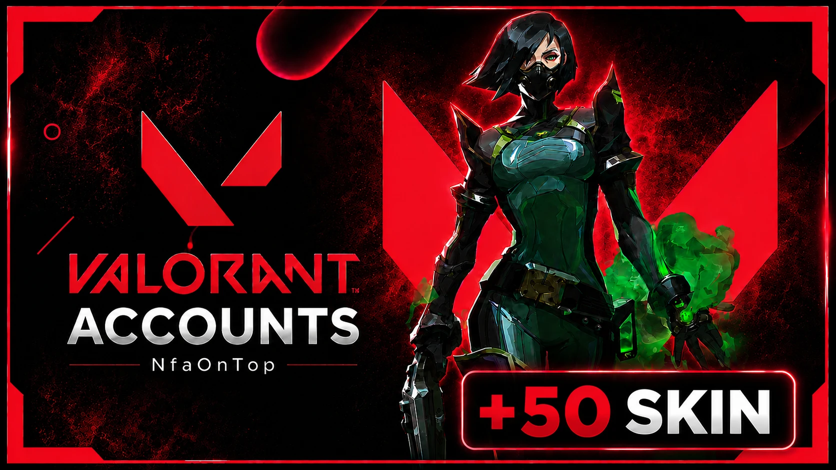 50 Skin EU FA Valorant Account