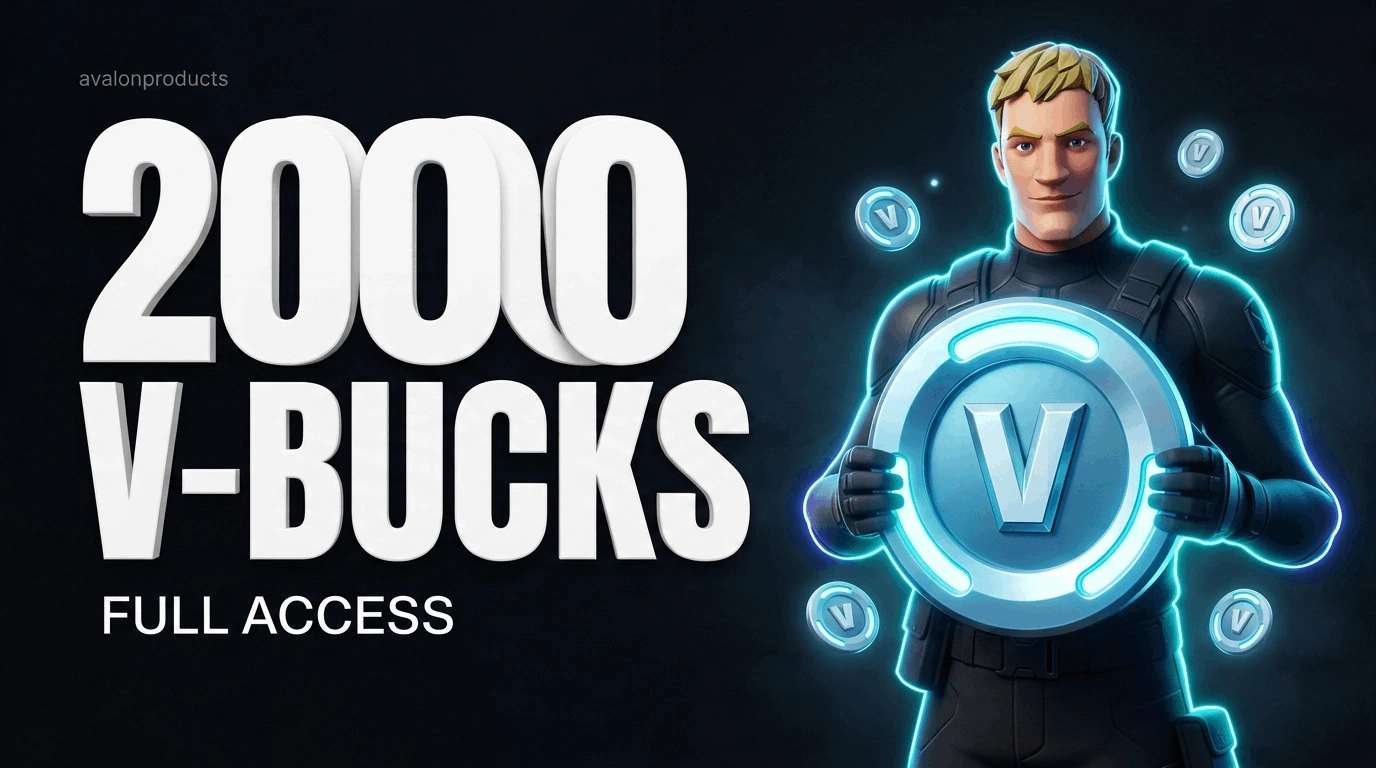 2000 VBucks Fortnite FA Account