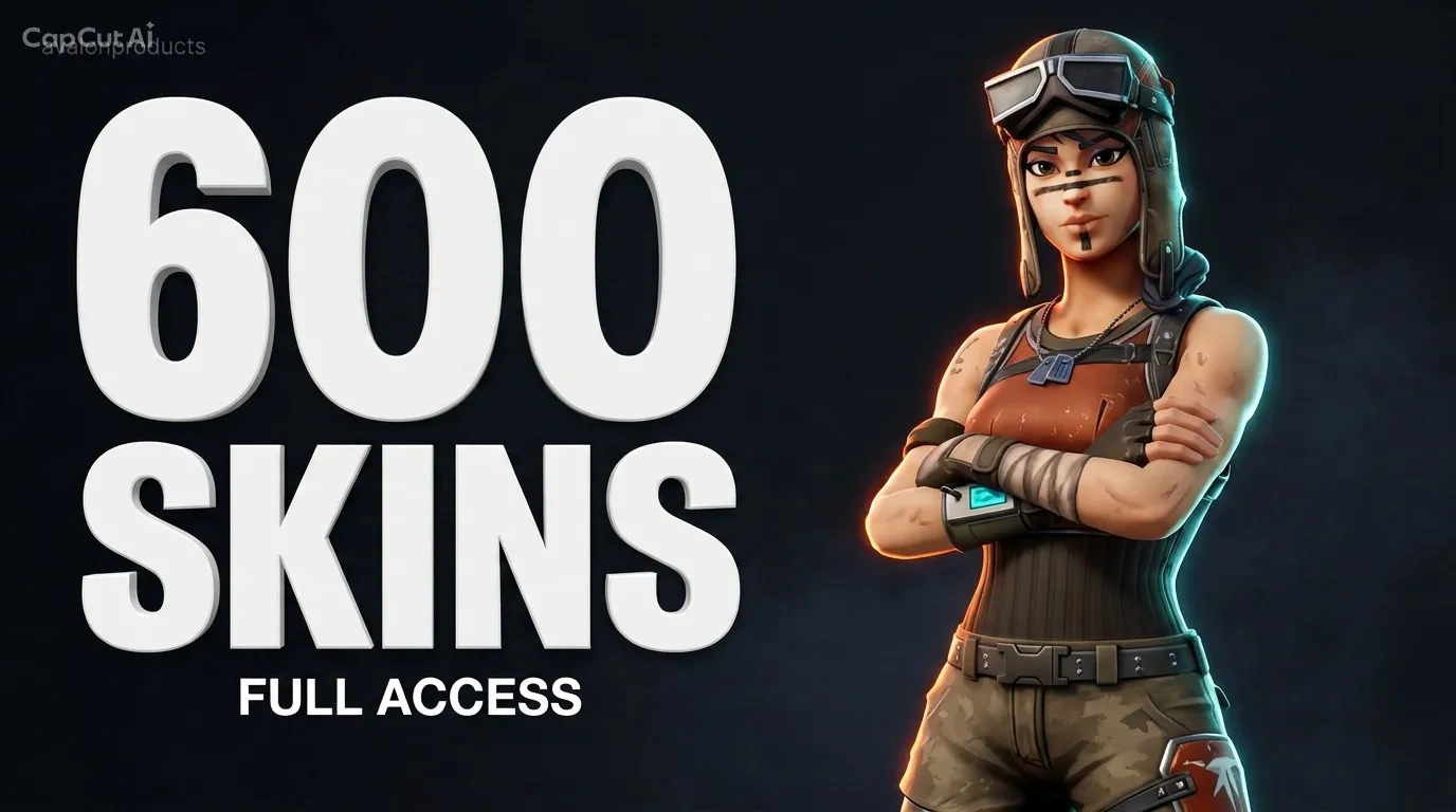 600 Skin Fortnite FA Account