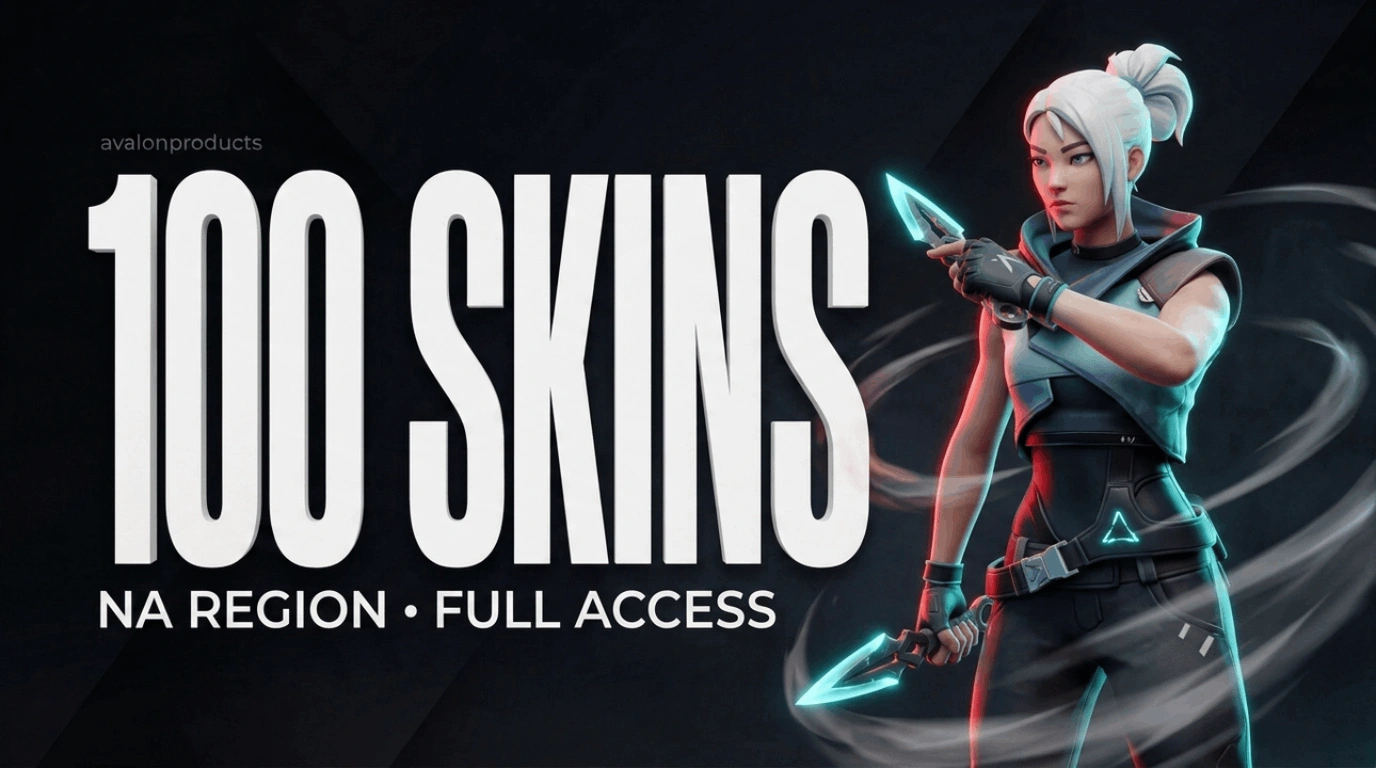 100 Skin NA FA Valorant Account
