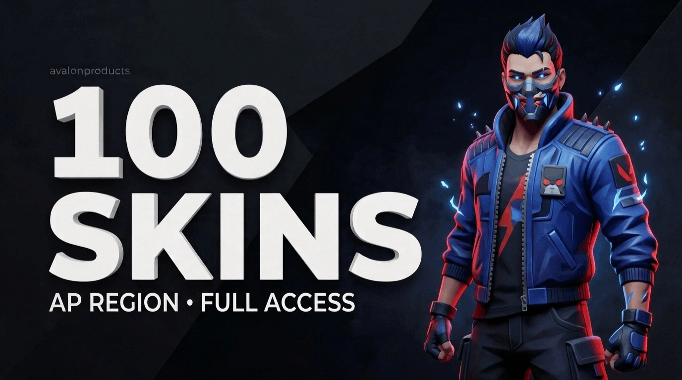 100 Skin AP FA Valorant Account