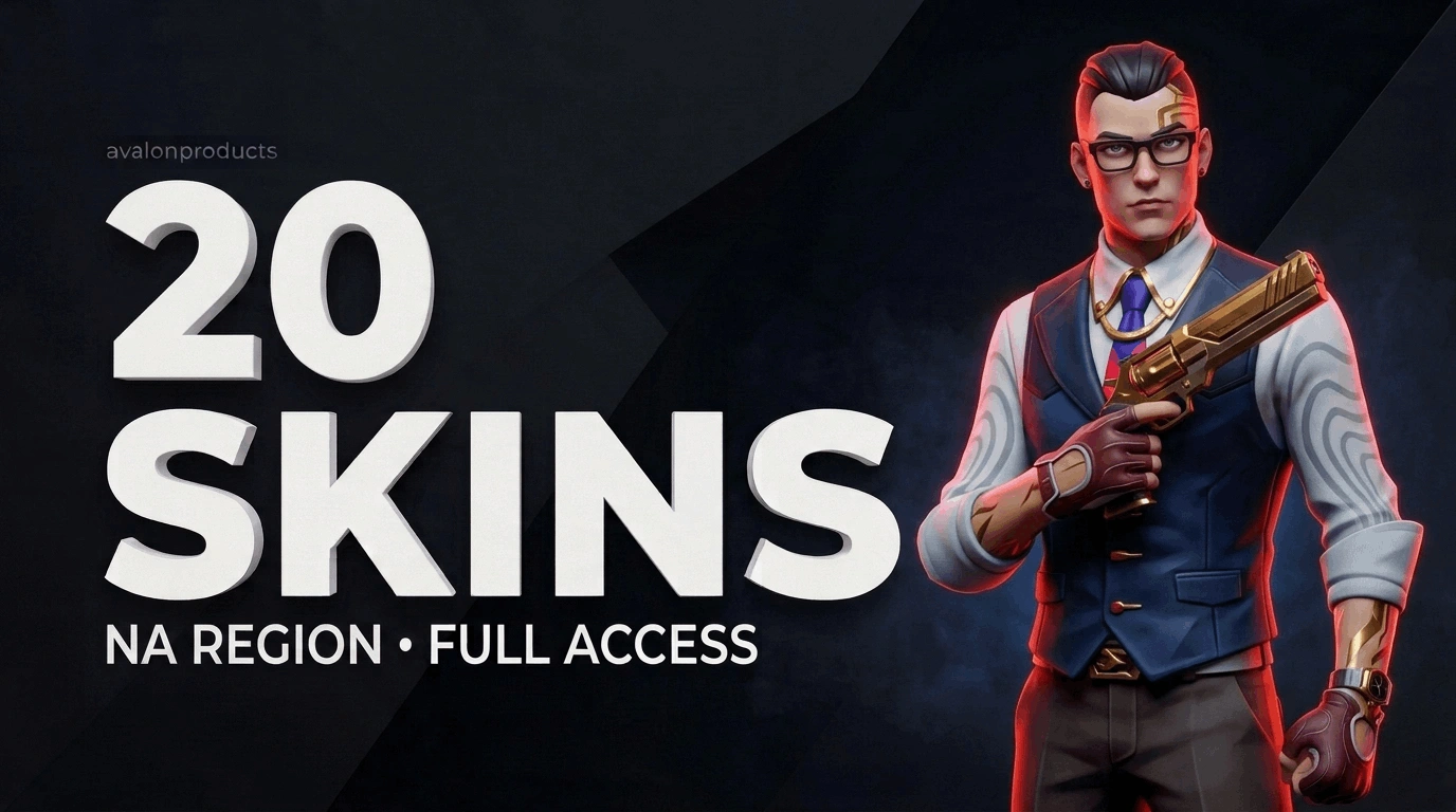 20 Skin NA Fa Valorant Account