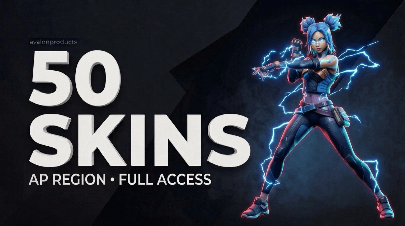 50 Skin AP FA Valorant Account