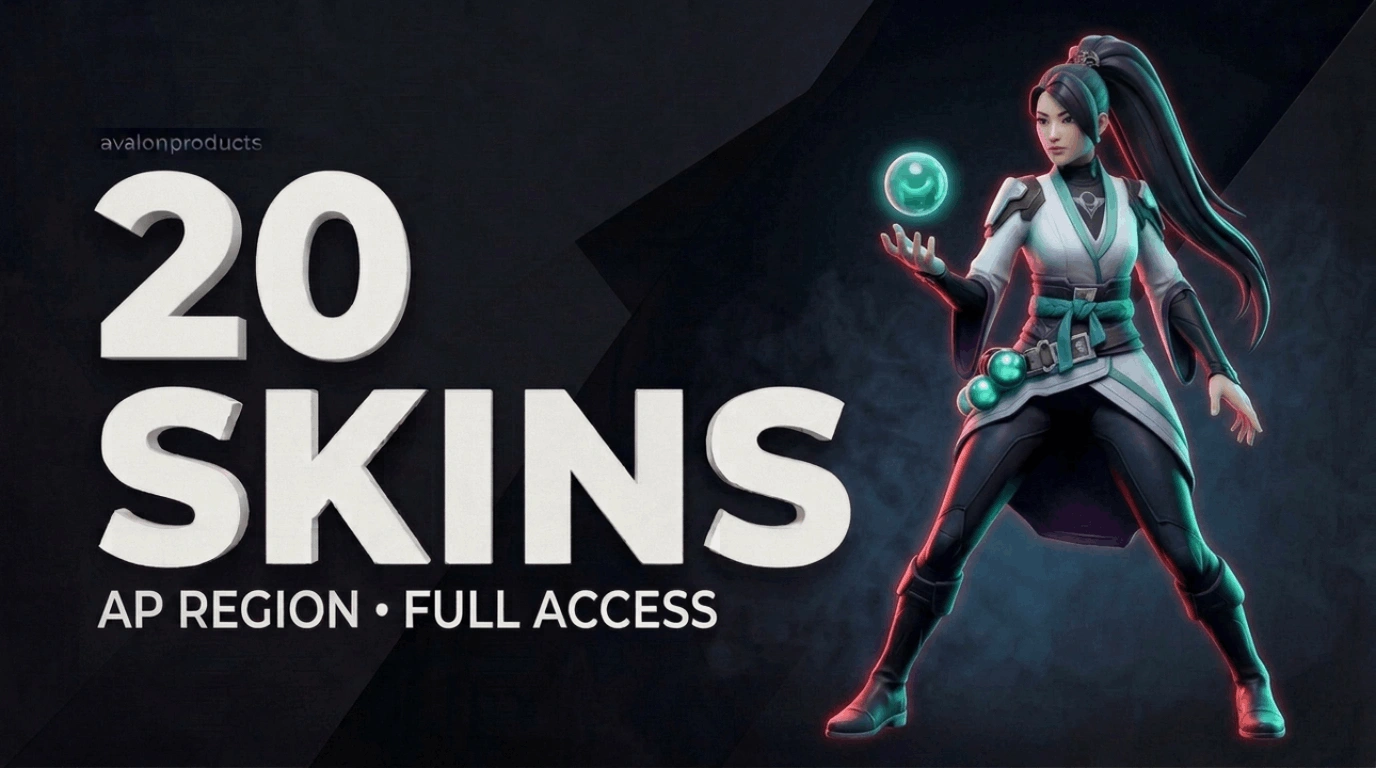 20 Skin AP FA Valorant Account