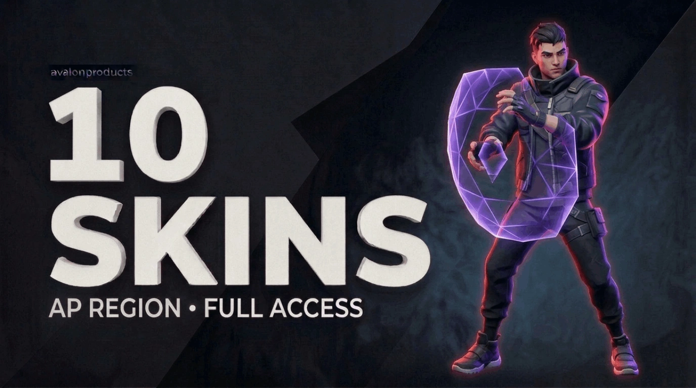 10 Skin AP FA Valorant Account