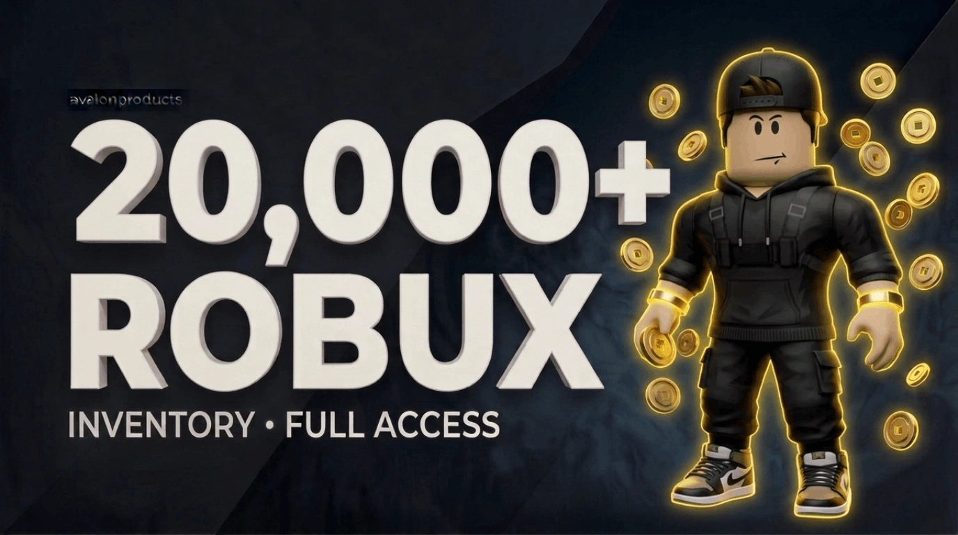 Roblox 20000+ Robux Inventory Account